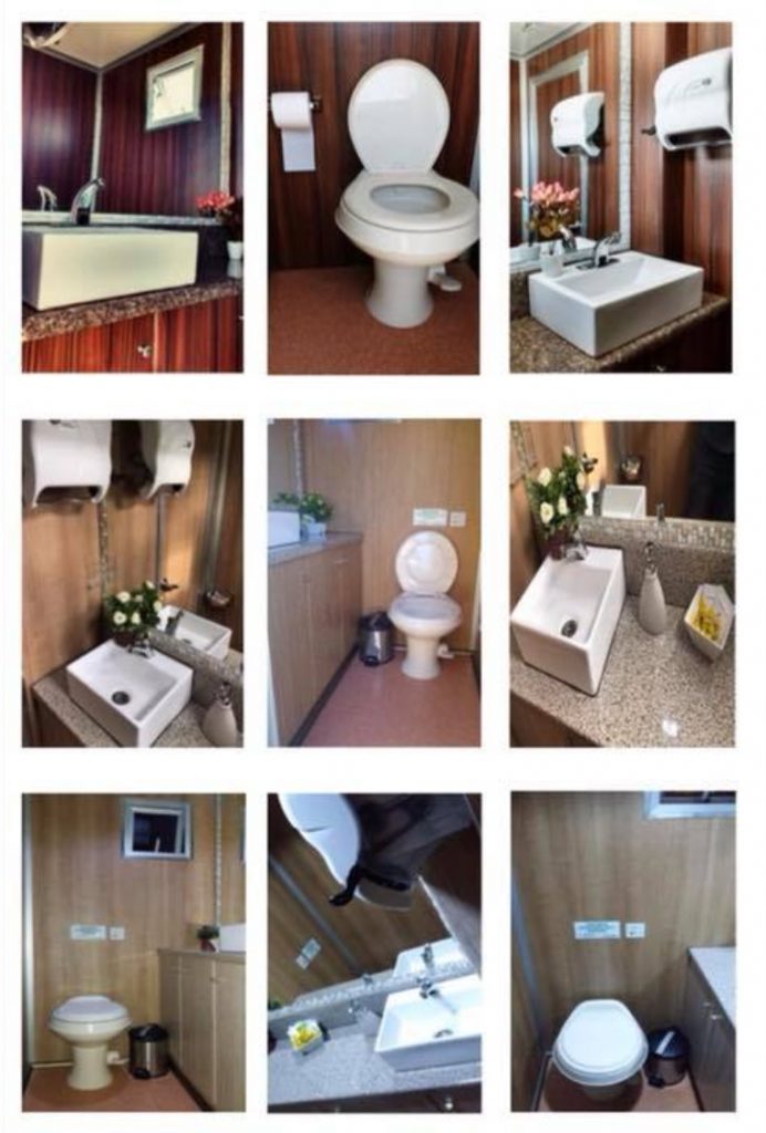 Baños de lujo móviles
