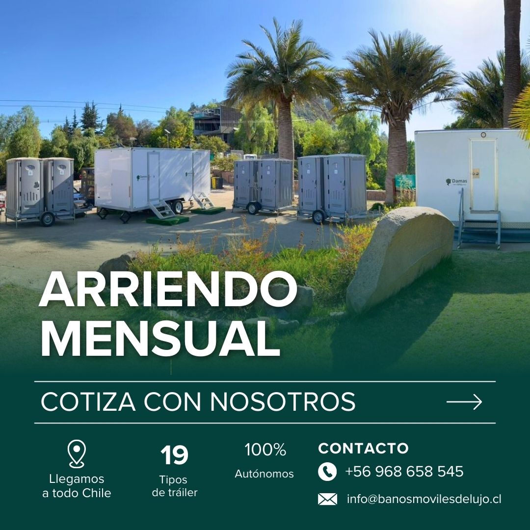 arriendo de baños mensuales
