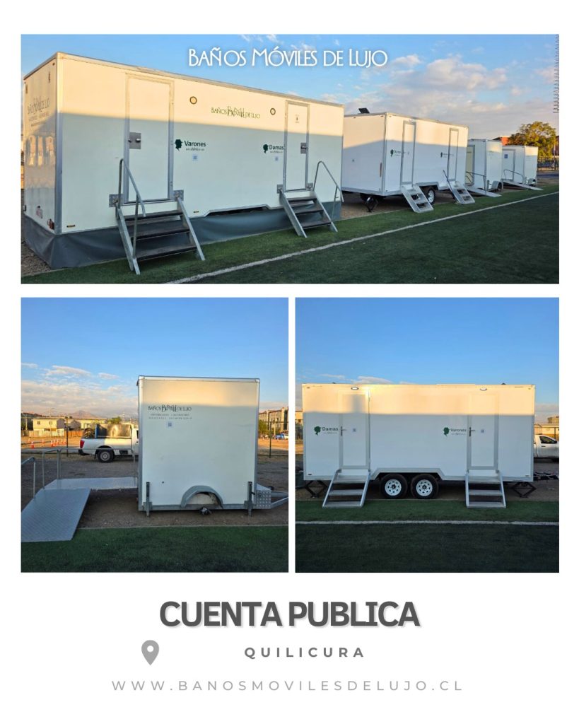 baños móviles de lujo para eventos en Chile