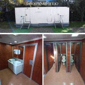 baños móviles de lujo para eventos en Chile